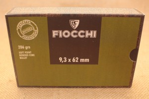 Fiocchi calibre 9,3x62 ,Bonded SP, 286 grains
