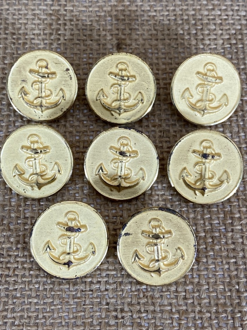 Lot de boutons "Marine"   