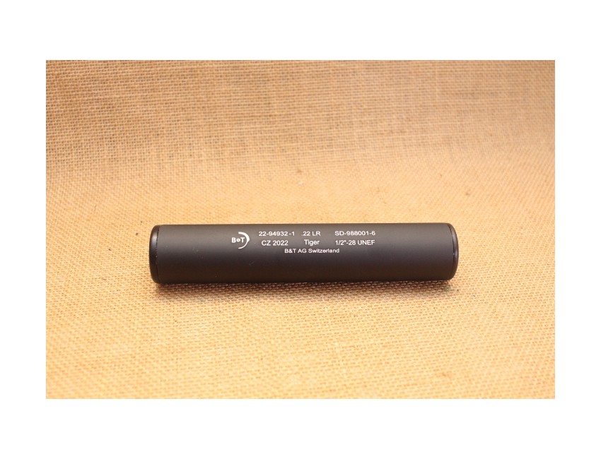 Modérateur de son B&T Tiger 22 LR filetage 1/2-28 UNEF