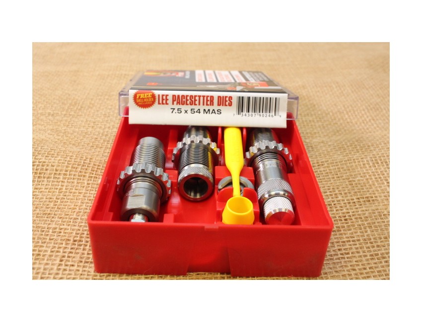 JEU D'OUTILS 3P LEE AVEC SUPPORT DOUILLE 7.5X54 MAS