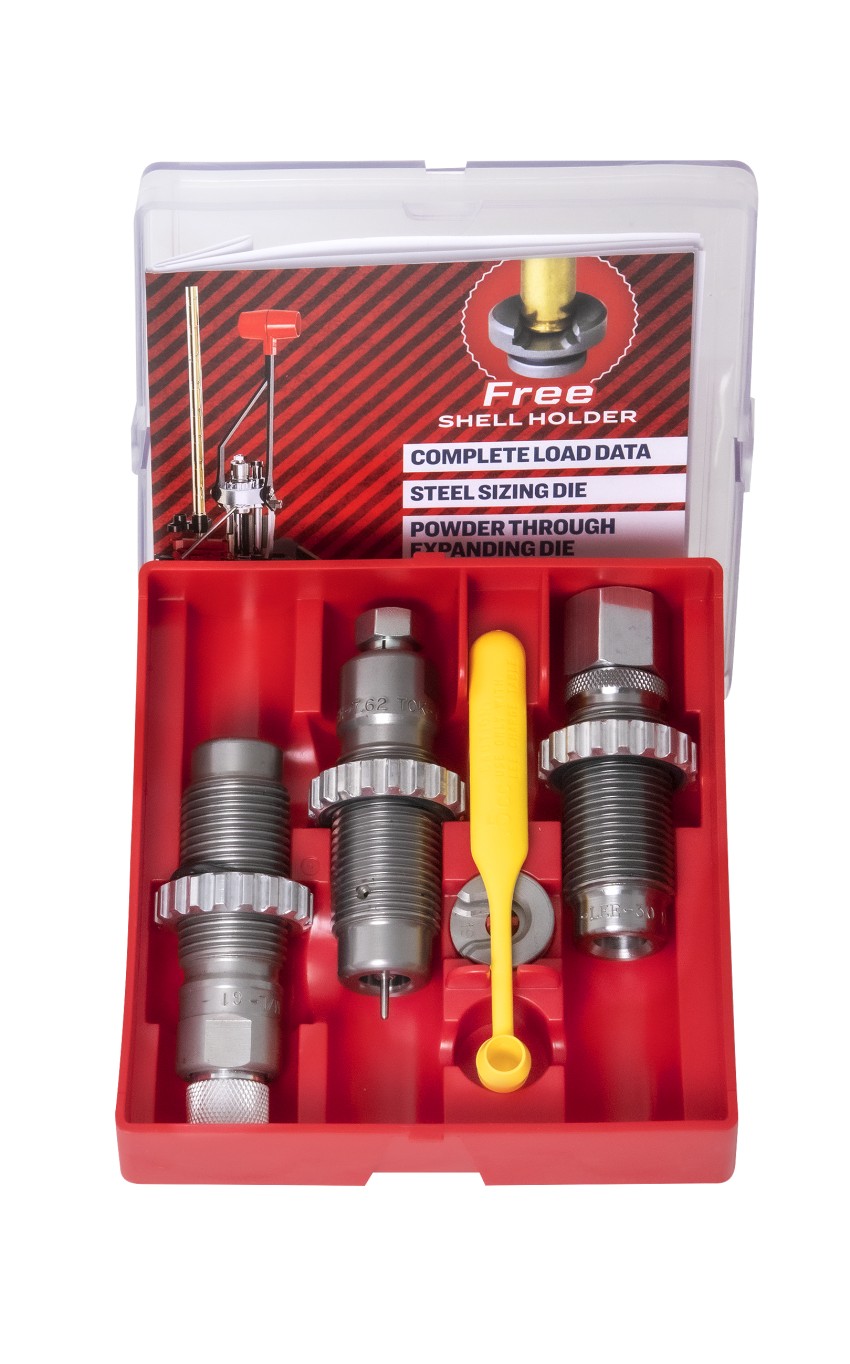 JEU D'OUTILS 3P LEE AVEC SUPPORT DOUILLE 222 REM