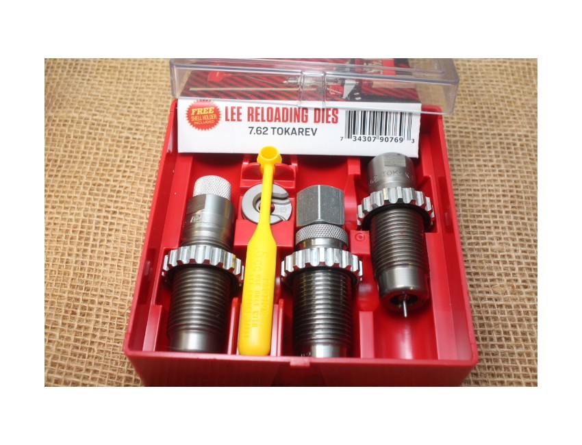 Jeu d'outils 3P LEE avec support douille 7,62 Tokarev