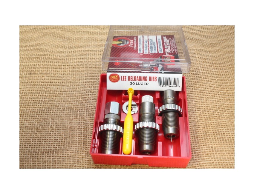 Jeu d'outils 3P LEE avec support douille 30 LUGER