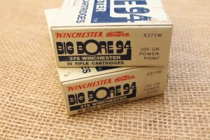 2 boites Winchester Big Bore calibre 375 Winchester, 200 grain PP