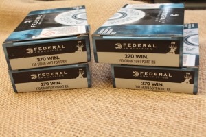 Munition FEDERAL calibre 270 WIN, 150 grain Soft Point RN