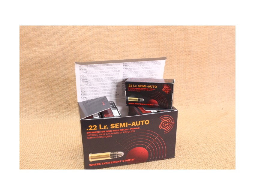 Munition Geco semi-auto par 500 cartouches