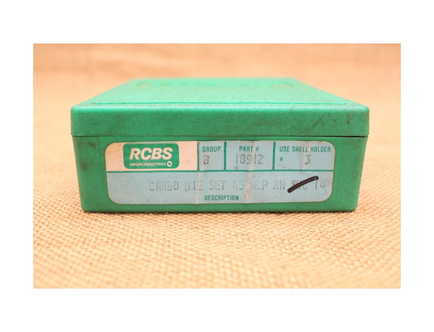 Jeux d'outils RCBS Carbo Die Set 45 ACP