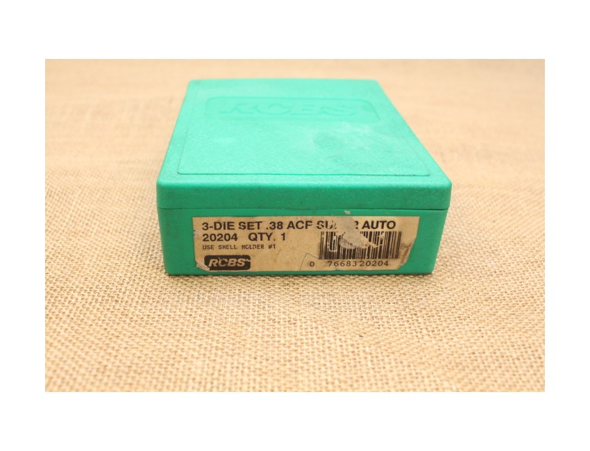 Jeux d'outils RCBS 3-DIE  38 ACF Super Auto