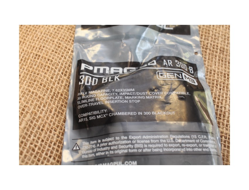 Chargeur PMAG MAGPUL Gen3 cal.300 AAC Blackout (30 coups)