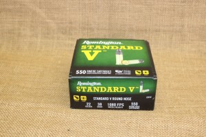 Munition Remington Standard V calibre 22 LR, 38 grain InterLock RN