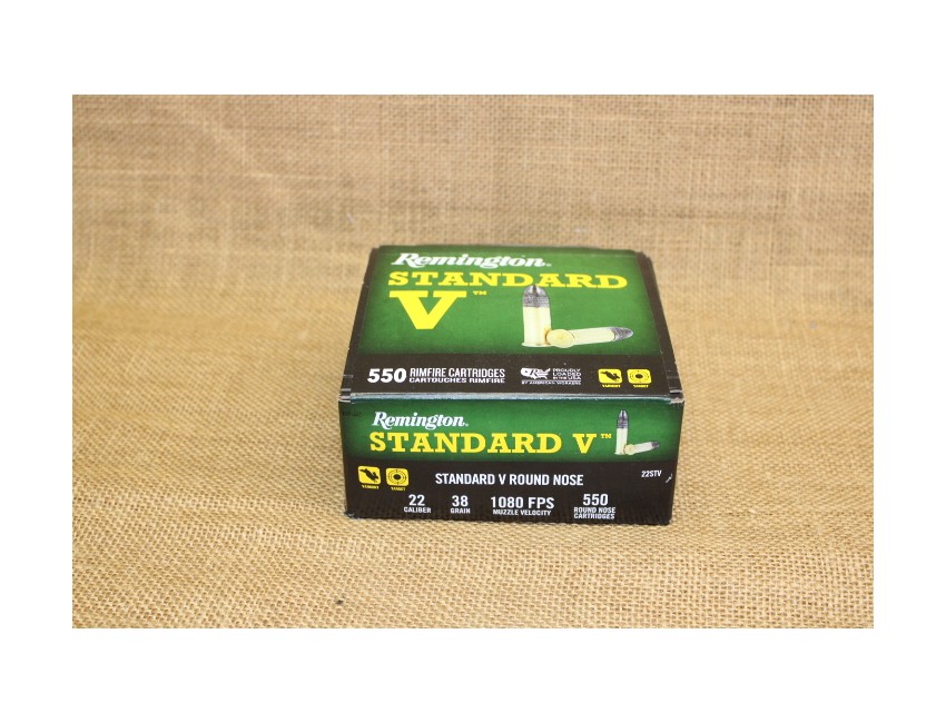 Munition Remington Standard V calibre 22 LR, 38 grain InterLock RN