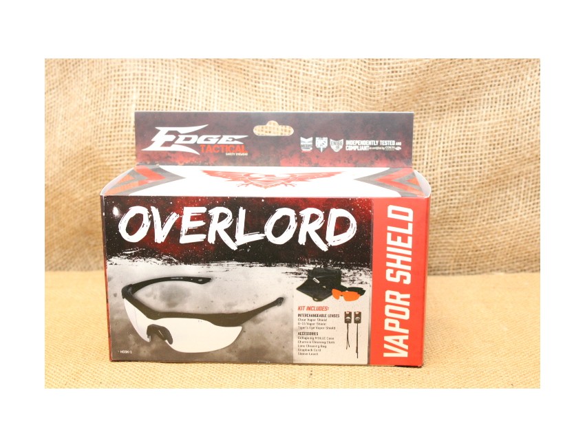Lunettes EDGE TACTICAL Overlord kit 3 écrans - Monture Noire