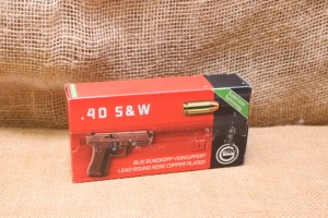 Geco calibre 40 S&W Lead round Nose Copper platted 10,7 g / 165 gr