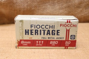 Munition Fiocchi Heritage calibre 8 mm Lebel FMJ 111 grains