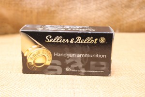 Munition Sellier&Bellot calibre 9X19 FMJ 124 grains