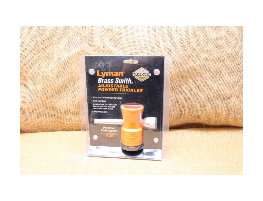 Égreneur de poudre Lyman Brass Smith Adjustable Powder Trickler