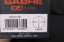 Lunette Sabre X4  3-12X56 réticule 4 Dot LR