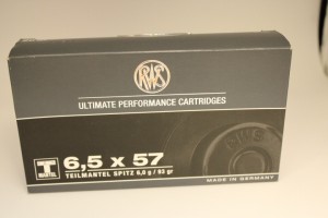 RWS calibre 6,5x57, Teilmantel, 93 grains/ 6 gr / 20
