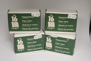 Lot de 4 boites de disques de nettoyage VFG calibre 16