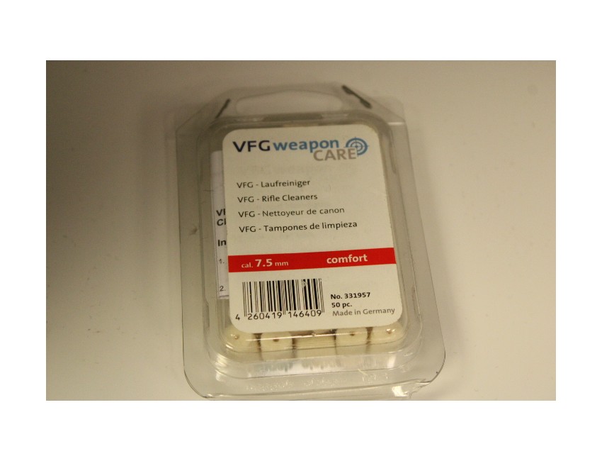 Tampon de nettoyage VFG Comfort calibre 7,5 mm