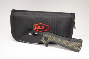 Couteau BUL Mini Cleaver Carbon/Gold Pocket